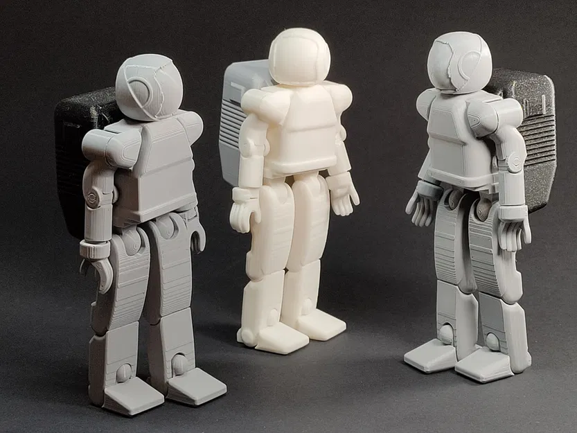 Mô hình robot Asimo in Print-in-place - Image 2