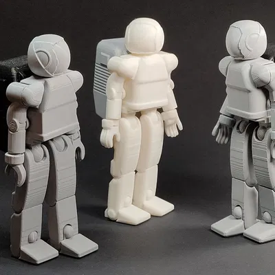 Mô hình robot Asimo in Print-in-place