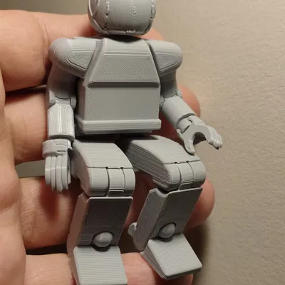 Mô hình robot Asimo in Print-in-place