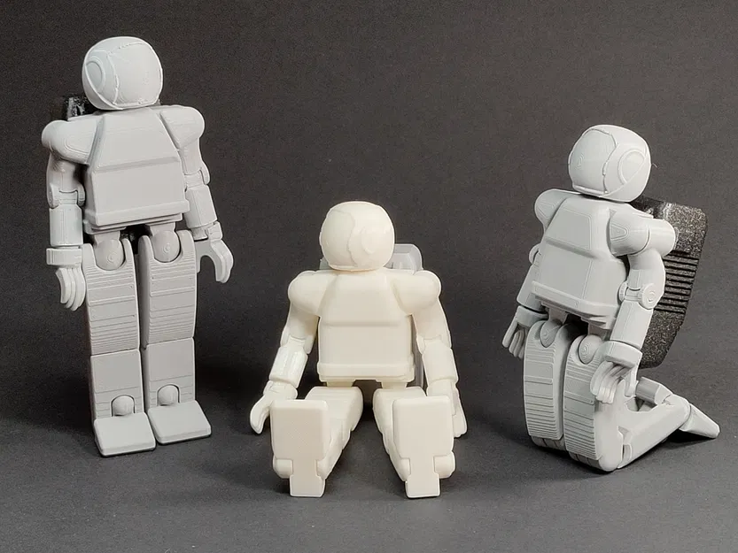 Mô hình robot Asimo in Print-in-place - Image 4