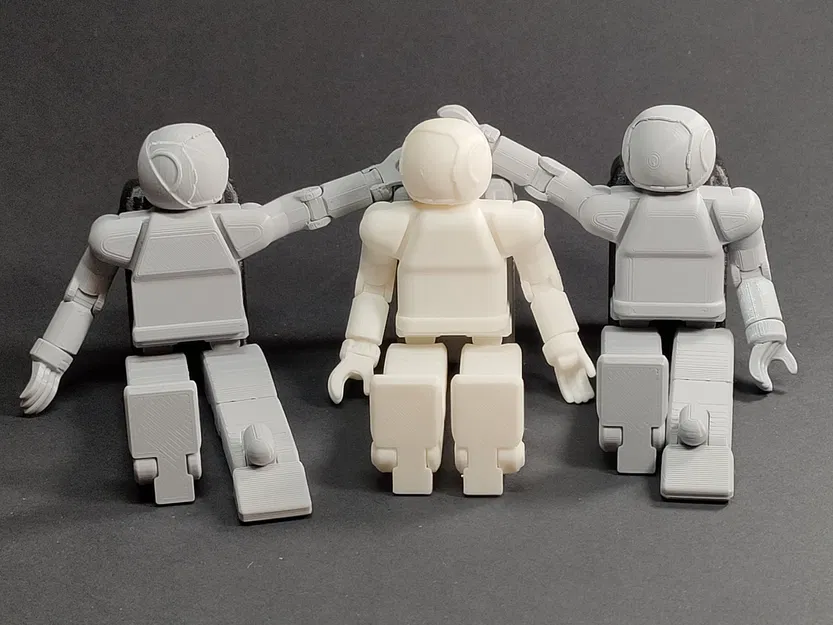 Mô hình robot Asimo in Print-in-place - Image 5