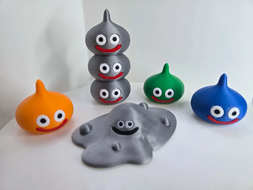 Mô hình Bubble Slime / Liquid Metal Slime (Dragon Quest) - Image 2