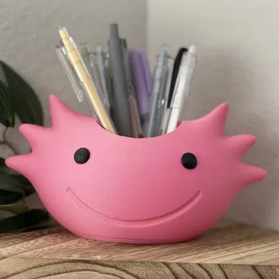 Ống Cắm Bút Hình Axolotl Độc Đáo