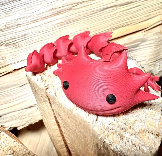 Đồ chơi Axolotl cử động linh hoạt (Flexi Articulating Axolotl) - Image 2