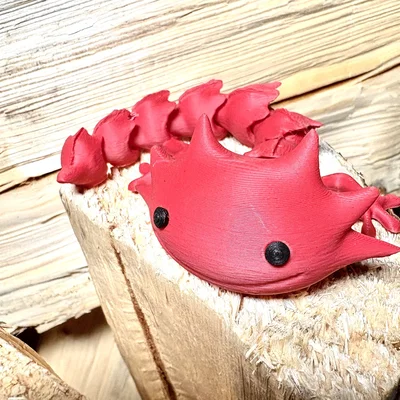 Đồ chơi Axolotl cử động linh hoạt (Flexi Articulating Axolotl)