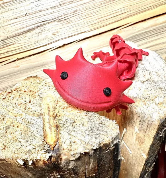 Đồ chơi Axolotl cử động linh hoạt (Flexi Articulating Axolotl) - Image 3