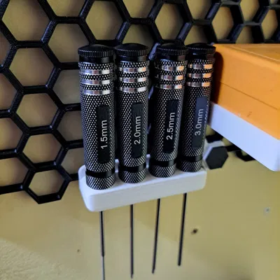 Giá treo tua vít lục giác HSW cho bảng treo tường tổ ong