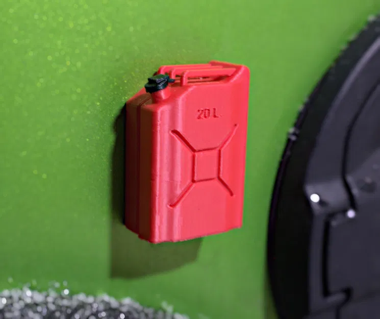 Mô hình can xăng mini (Widdle Jerry Can) gắn nam châm trang trí xe 3D - Image 1