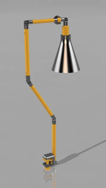 Đèn bàn Articulating C-Clamp dễ in - Image 2