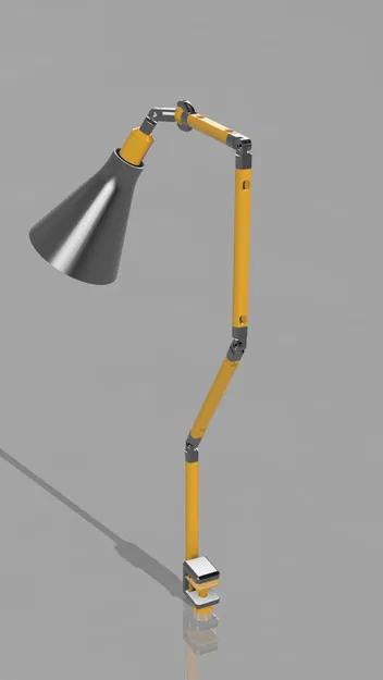 Đèn bàn Articulating C-Clamp dễ in - Image 3