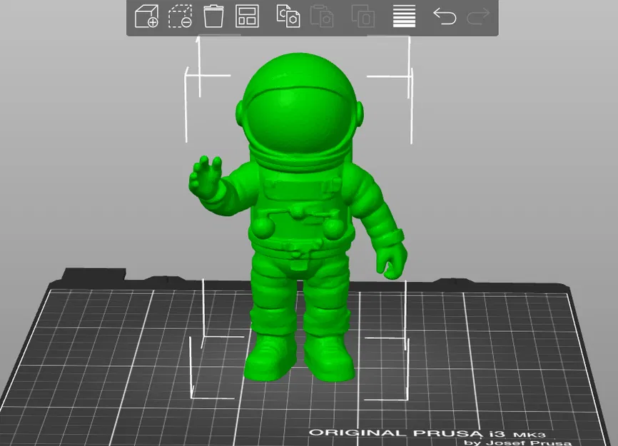 Mô hình 3D phi hành gia Minix vẫy tay trang trí cực đẹp - Image 2