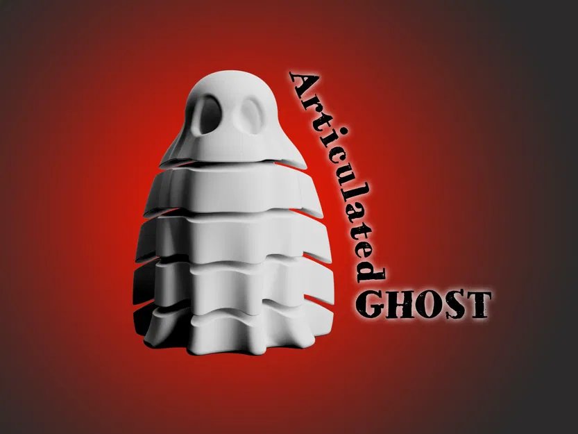 Mô hình hồn ma khớp nối (Articulated Ghost) in 3D không cần support - Image 1