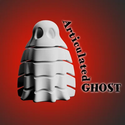 Mô hình hồn ma khớp nối (Articulated Ghost) in 3D không cần support