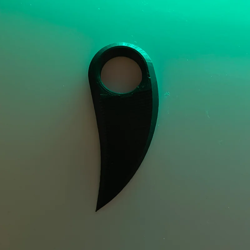 Dụng cụ mở hộp kiêm Fidget Spinner phong cách Karambit in 3D