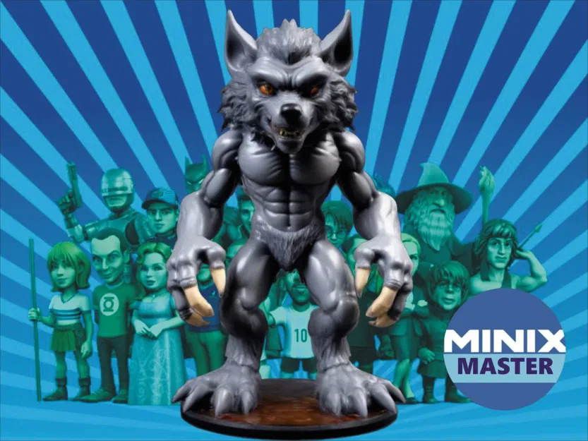 Mô hình Người Sói (Werewolf Minix) cực chất cho người mê in 3D - Image 1