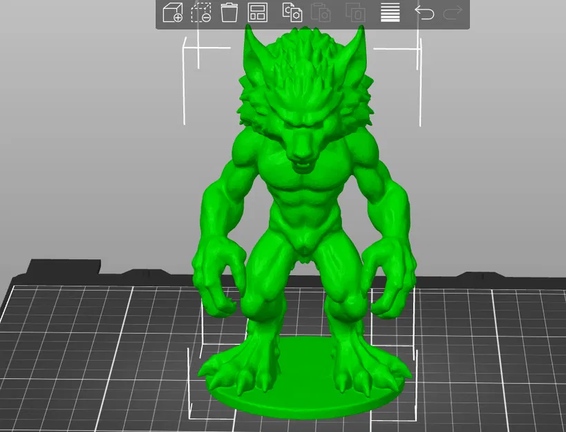 Mô hình Người Sói (Werewolf Minix) cực chất cho người mê in 3D - Image 2
