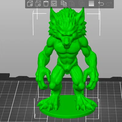 Mô hình Người Sói (Werewolf Minix) cực chất cho người mê in 3D