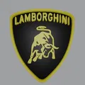 Logo Lamborghini 3D - Thumbnail 1