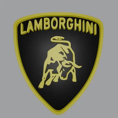 Logo Lamborghini 3D
