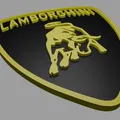 Logo Lamborghini 3D - Thumbnail 2