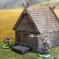 Mô hình nhà Viking fantasy nhỏ gọn - Thumbnail 1