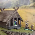 Mô hình nhà Viking giả tưởng (Fantasy Viking House) - Thumbnail 1