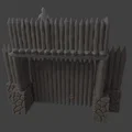 Cổng thành lũy Viking giả tưởng (28mm) - Thumbnail 4