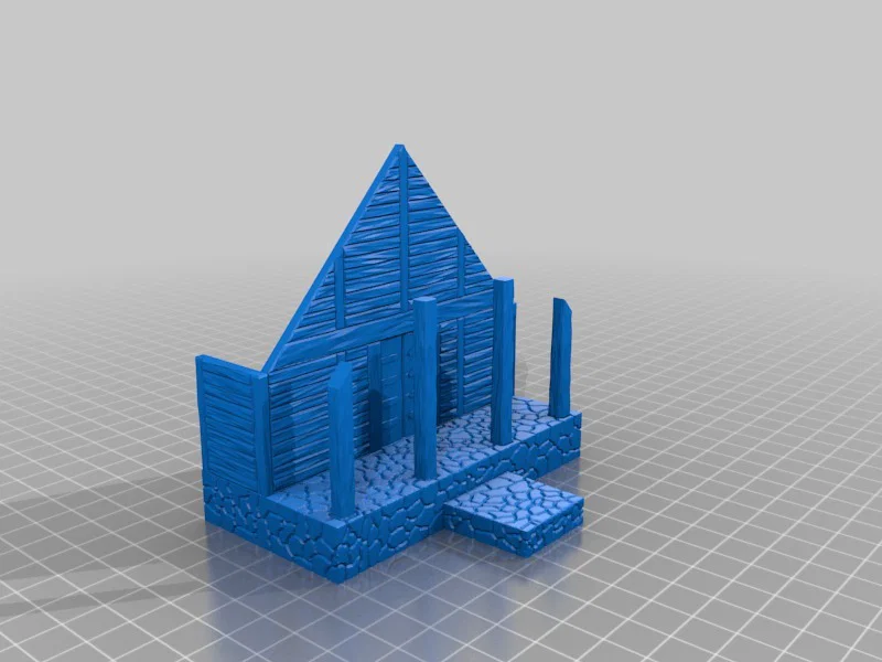 Mô hình nhà Viking giả tưởng (Fantasy Viking House) - Image 11