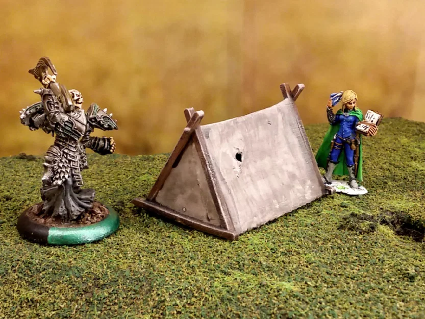 Mô hình lều Viking giả tưởng tỉ lệ 28mm - Image 1
