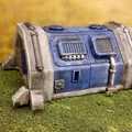 Sci-fi barracks bunker 28mm (Boong-ke doanh trại khoa học viễn tưởng) - Thumbnail 2