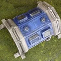 Sci-fi barracks bunker 28mm (Boong-ke doanh trại khoa học viễn tưởng) - Thumbnail 3