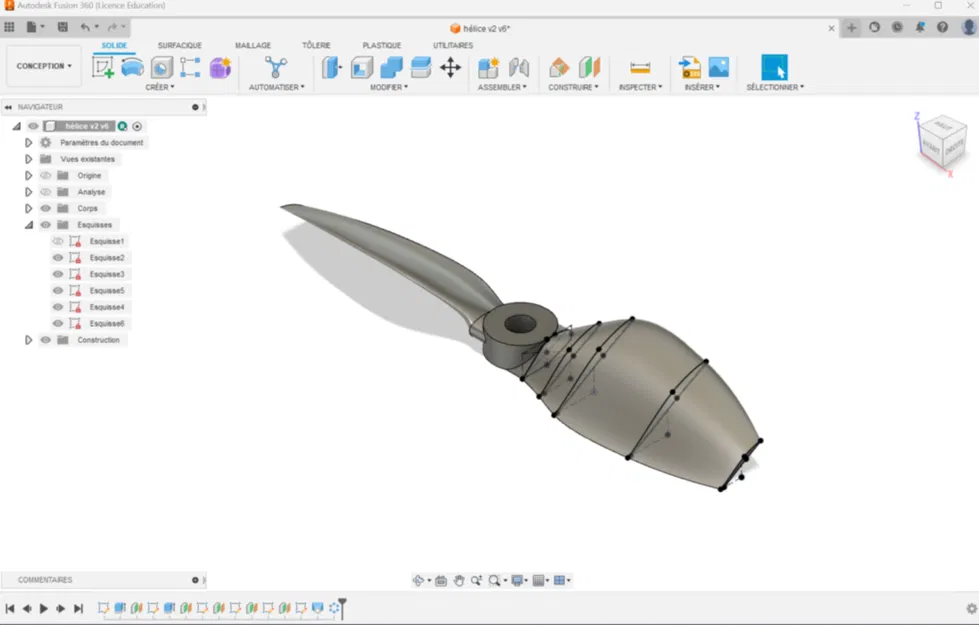 Mô hình cánh quạt Drone tùy chỉnh (Parametric) cho Fusion 360 - Image 5