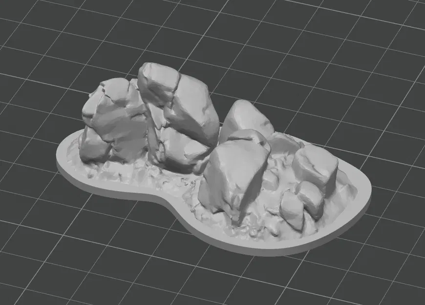 Bộ sưu tập mô hình núi đá thu nhỏ (Miniature Rock Formations) cho D&D - Image 1