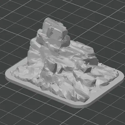 Bộ sưu tập mô hình núi đá thu nhỏ (Miniature Rock Formations) cho D&D