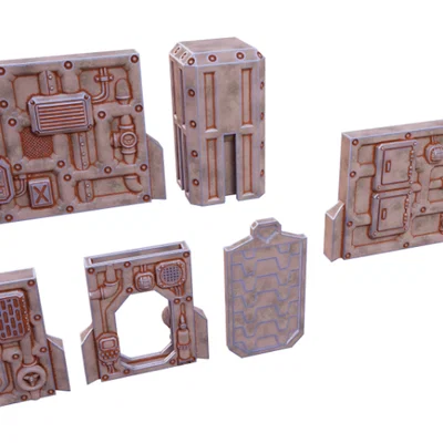 Mẫu thử miễn phí: Vách tàu không gian người lùn (Space dwarf starship walls)