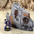 Mô hình xác tàu không gian dùng làm địa hình (terrain) cho Wargame - Thumbnail 1