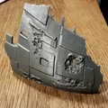 Mô hình xác tàu không gian dùng làm địa hình (terrain) cho Wargame - Thumbnail 2