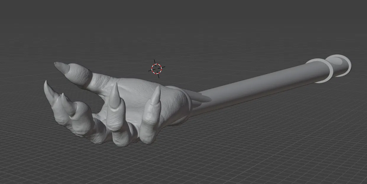 Cây gãi lưng hình bàn tay quái vật - Mẫu in 3D tiện ích - Image 1