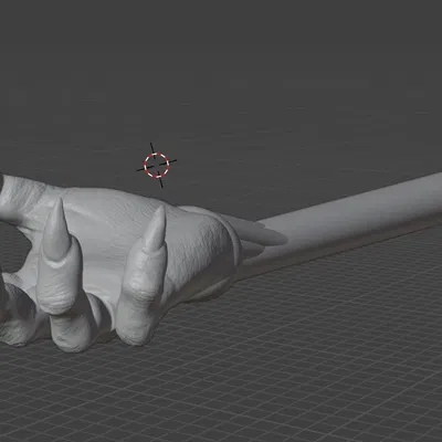 Cây gãi lưng hình bàn tay quái vật - Mẫu in 3D tiện ích