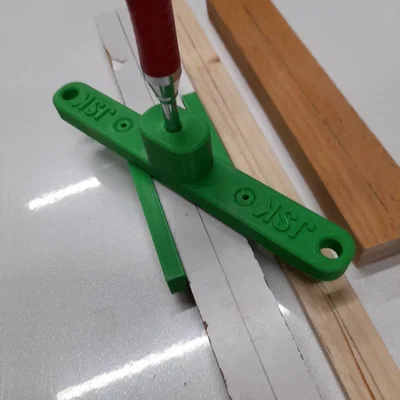 Dụng cụ hỗ trợ tìm tâm gỗ (Center Finder Jig)