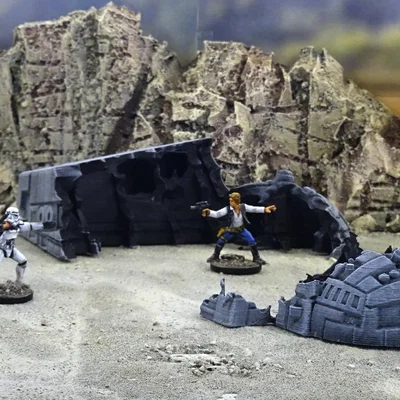 Mô hình xác tàu vũ trụ (Starship wreck)
