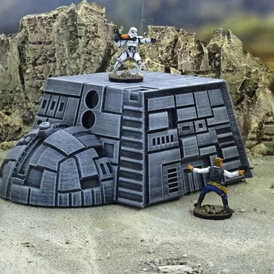 Mô hình xác tàu vũ trụ (Starship wreck)