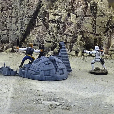 Mô hình xác tàu vũ trụ (Starship wreck)