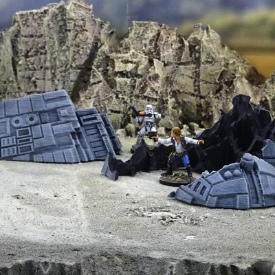 Mô hình xác tàu vũ trụ (Starship wreck)