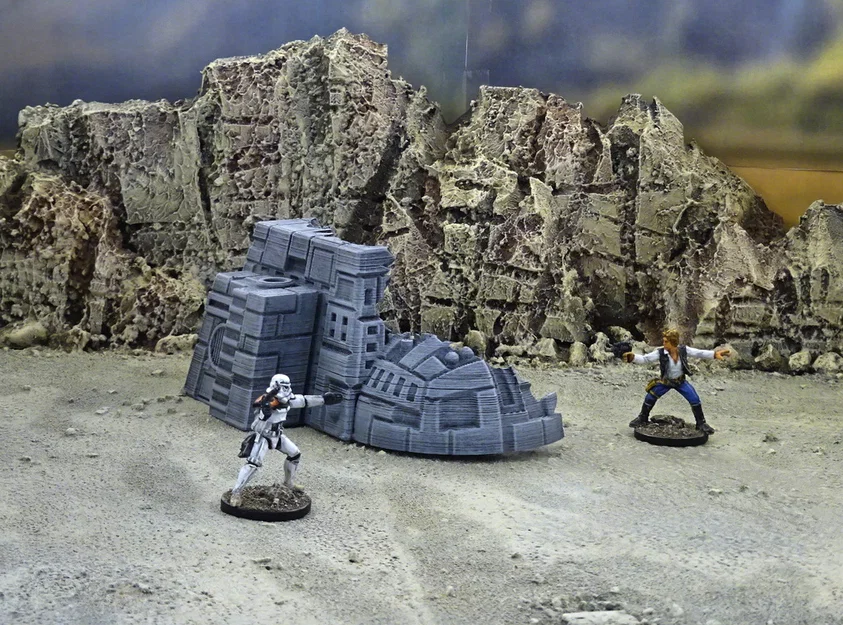 Mô hình xác tàu vũ trụ (Starship wreck) - Image 6