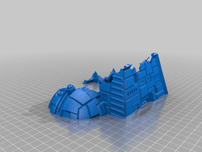 Mô hình xác tàu vũ trụ (Starship wreck) - Image 9