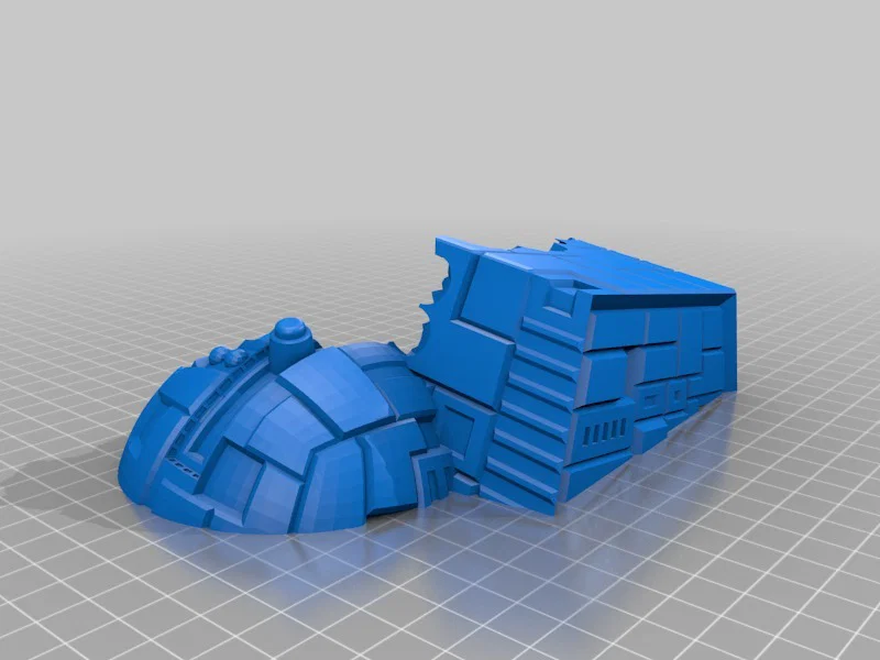 Mô hình xác tàu vũ trụ (Starship wreck) - Image 10