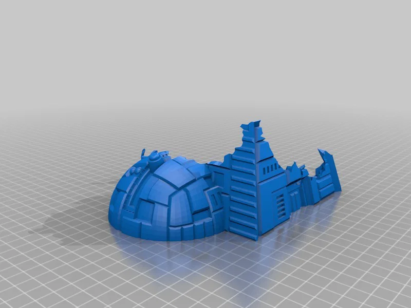 Mô hình xác tàu vũ trụ (Starship wreck) - Image 11