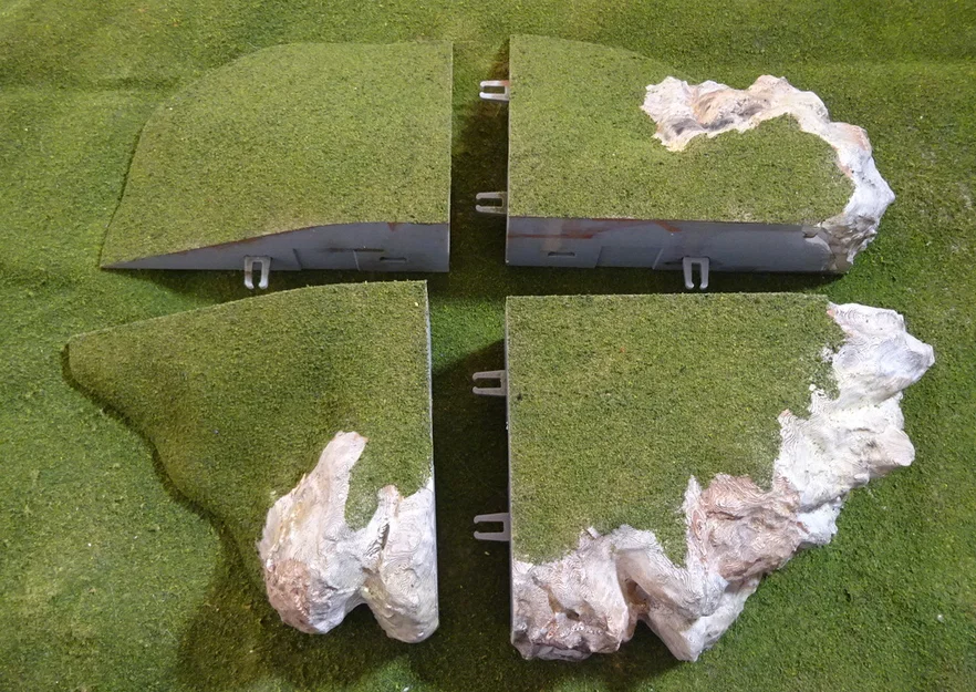 Modular gaming hills - Các mô hình đồi lắp ghép cho wargaming - Image 1