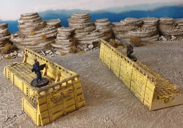 Mô hình địa hình hào chiến thuật Trenchline (Modular) - Image 1